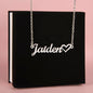 *Personalizar* Collar De Corazon