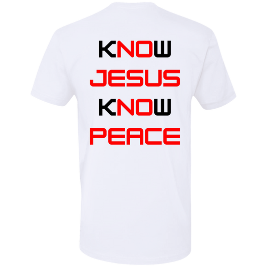 Know Jesus Know Peace Pro Tee (Black Design)