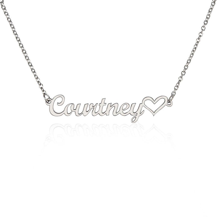 *Personalizar* Collar De Corazon