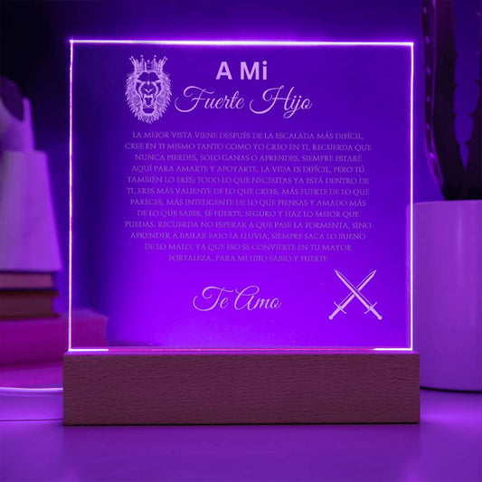 LED Plaque Para Hijo